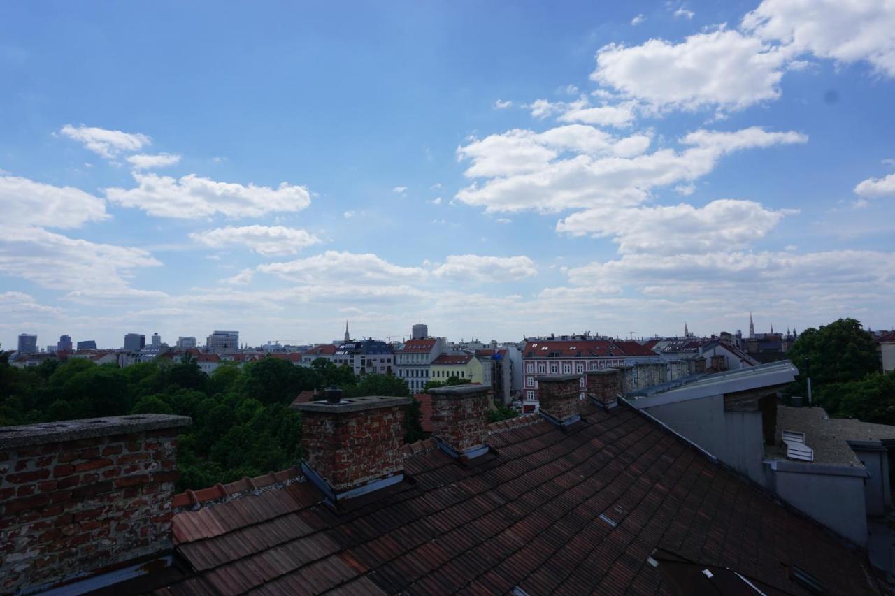 Апартаменты Augartenblick Penthauscombo 15/16 - Blick Zum Riesenrad Вена Экстерьер фото