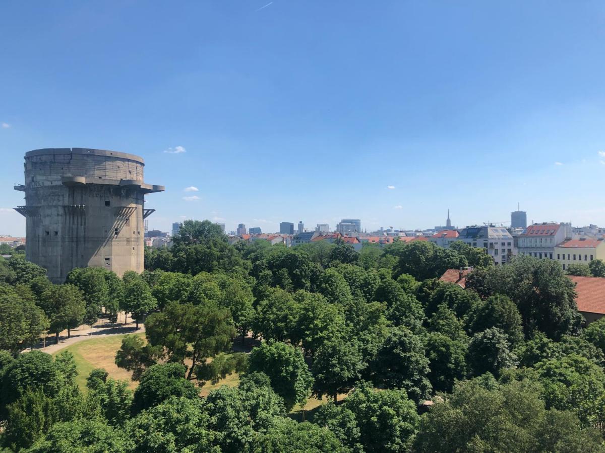 Апартаменты Augartenblick Penthauscombo 15/16 - Blick Zum Riesenrad Вена Экстерьер фото