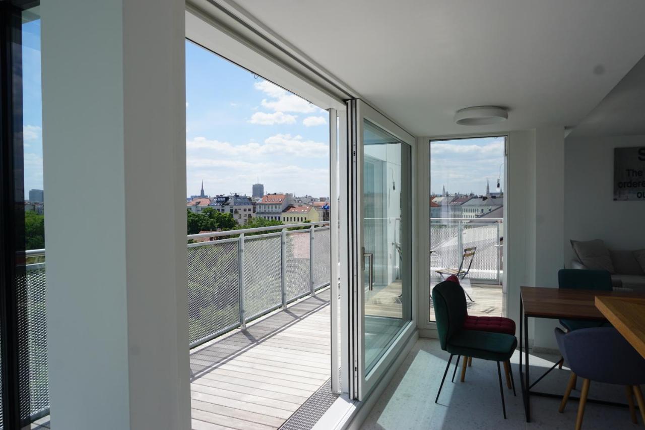 Апартаменты Augartenblick Penthauscombo 15/16 - Blick Zum Riesenrad Вена Экстерьер фото